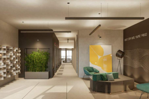 hall residencial